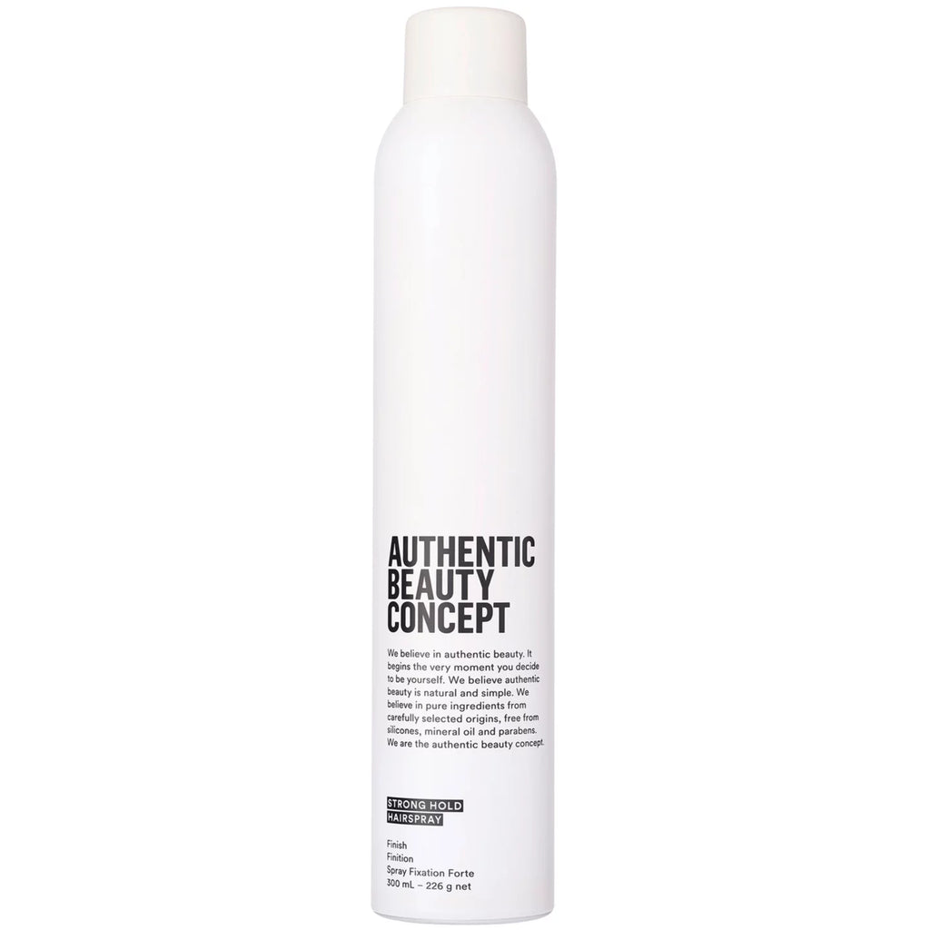 Authentic Beauty Concept Strong Hold Hairspray 300ml — product can