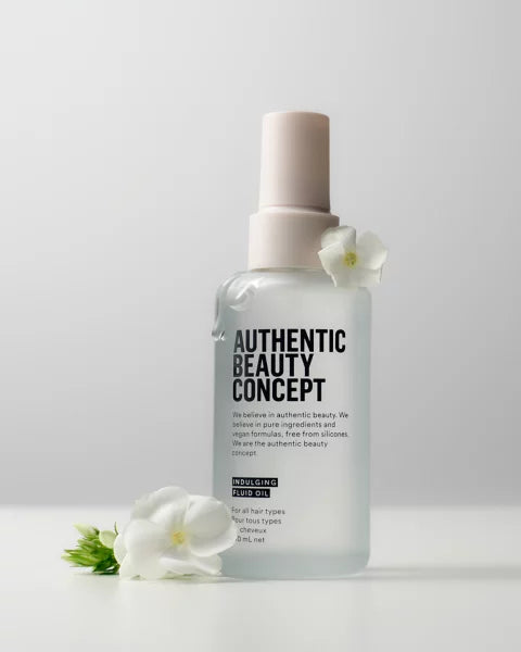 Authentic Beauty Concept Indulging Fluid Oil 100ml — ingredients close-up