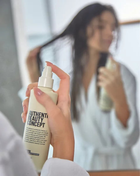 Authentic Beauty Concept Replenish Spray Conditioner 250ml — in use