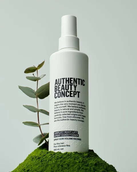 Authentic Beauty Concept Amplify Root-Lift Spray Conditioner 250ml — ingredients close-up