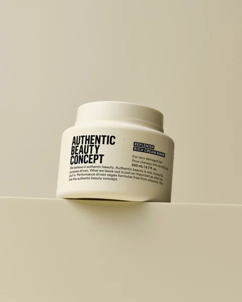 Authentic Beauty Concept Replenish Rich Cream Mask 200ml — in use