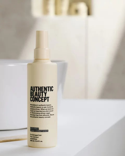 Authentic Beauty Concept Replenish Spray Conditioner 250ml — in use