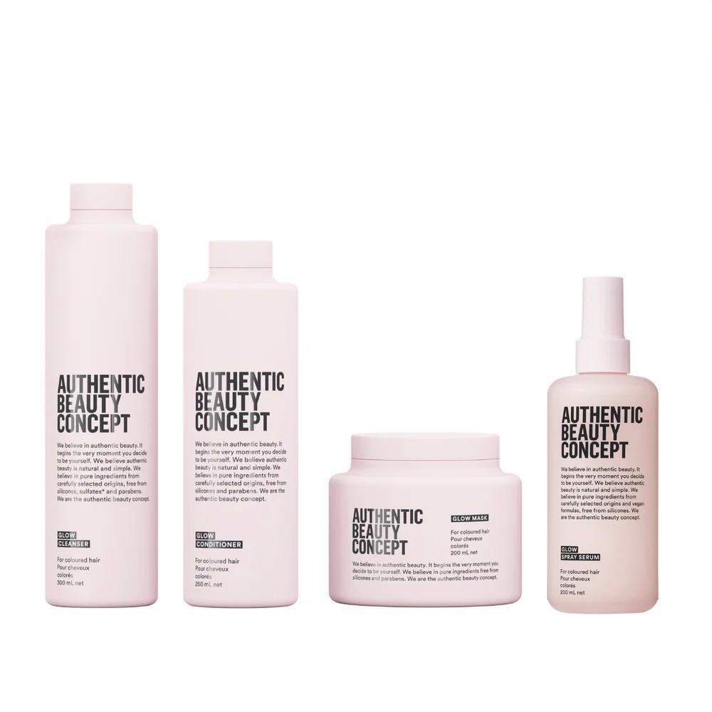 Glow Mega Pack, Authentic Beauty Concept haircare set for coloured hair